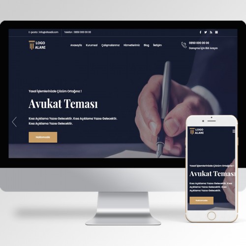 Avukat Teması v3 Avukat Teması v3